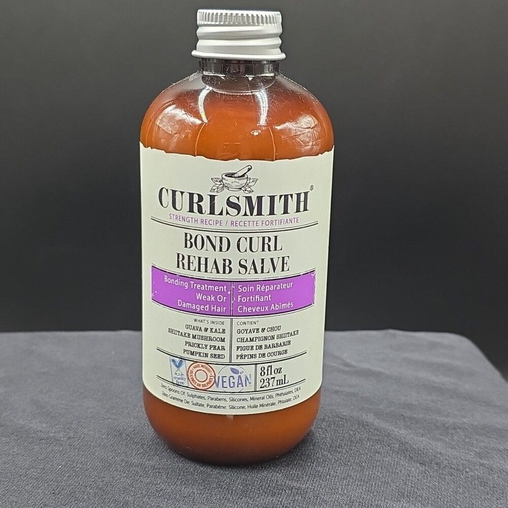 Curlsmith Bond Curl Rehab Salve Bonding Treatment 8 fl oz Vegan Cruelty Free New